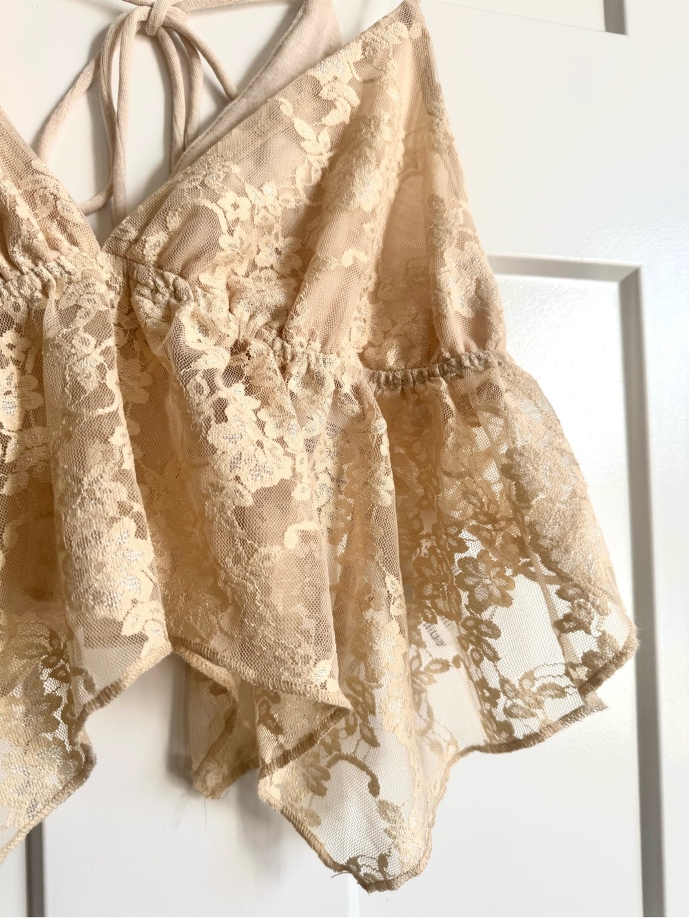 NWT Urban Outfitters Tabitha Lace Top M - Picture 5 of 7